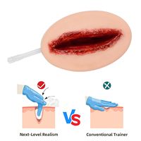 Kit de Modelo Anatómico de Silicona para Educación Médica, Simulador de Entrenamiento para Detener y Controlar Hemorragias para Enfermeras en Hospitales