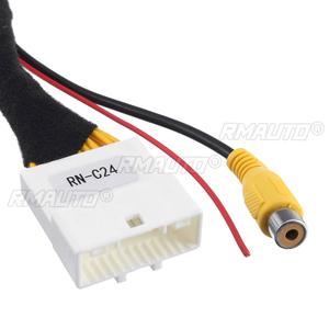 NUEVO Cable Adaptador RCA de 24 Pines Original para Cámara de Marcha Atrás con Entrada de Video para Renault Stepway Vivaro Dacia Sandero Clio 4 - Product Image 2