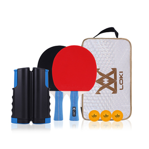 Ainzuloki — ensemble de raquettes de Tennis de Table professionnelles, en bois pur, raquette avec 2 raquettes, 3 balles, accessoire personnalisé - Product Image 1