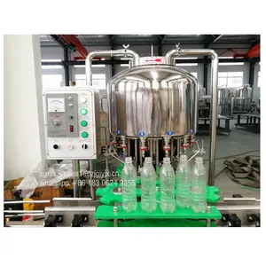 Small business flavoured water bottling filling machine, complete bottle water production line