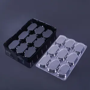 Cavità Blister in plastica personalizzata vassoi per inserti in cioccolato scatole per cioccolato piatti e ciotole in plastica OEM personalizzati per animali domestici entro 24 ore