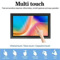 Neuer 10,1 Zoll IPS LED-Hintergrundbeleuchteter Touchscreen LCD-Monitor mit Eingebautem Lautsprecher VGA/Kompatibilität 99% SRGB für Geschäftsanwendungen