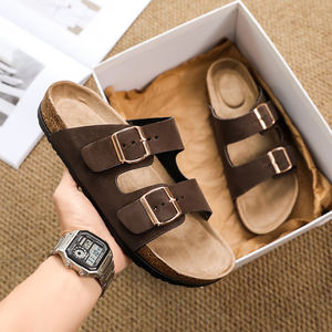 รองเท้าแตะชายไซส์ใหญ่รุ่นใหม่ปี <span class=keywords><strong>2025</strong></span> สวมใส่สบาย พื้นนุ่ม รองเท้าแตะชายหาดแบบเปิด ระบายอากาศได้ดี เหมาะสำหรับฤดูร้อน - Product Image 2