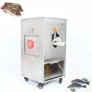 Stainless Steel Fully Automatic Fish Cleaning Skinning Scaler Fish Back Opening Machine