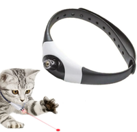 Collier laser pour chat 123pets LM2201, pointeur intelligent, angle réglable à 41 degrés, alimentation Type-C, 5 heures d'autonomie, boîte en plastique PC de 8 à 12 pouces