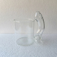 Gobelet en verre transparent à paroi simple avec logo personnalisé, pour la maison, pour l'eau, la bière, le café, usage quotidien