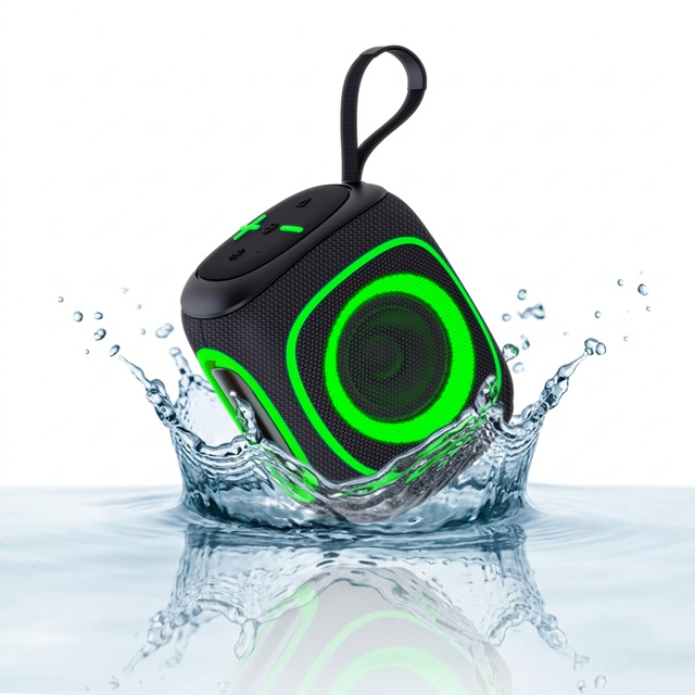 Portable Speaker 20W Power Outdoor and Indoor Waterproof RGB LED Portable  Wireless Speaker