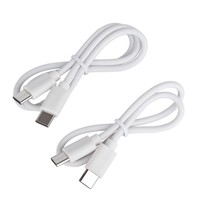 Kabel pengisi daya USB C ke C Data pengisian daya PD Five Core standar harga murah kabel pengisian daya Cepat 20W ~ 60W Tipe C ke C