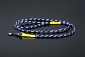 Laisse pour chien en corde d'escalade robuste, 1/2 pouce, en nylon tressé simple/torsadé, durable, réfléchissante, style occidental avec perles, pour grands chiens - Product Image 6