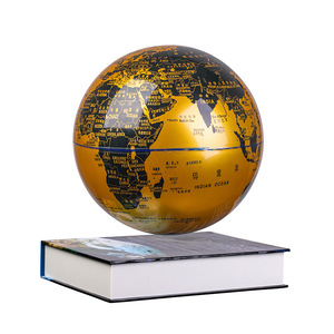 Globo con forma de C para decoración <span class=keywords><strong>del</strong></span> hogar, Globo flotante impreso de 8 pulgadas, Mapa Mundial de geografía, globo de levitación magnética - Product Image 1