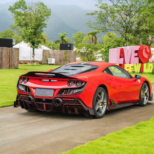 Kit Carrozzeria in Fibra di Carbonio Stile <span class=keywords><strong>C</strong></span> per Ferrari F8 Tributo F8 Spider 2020-2023, Aggiornamento Estetico Esterno, Kit in Carbonio Forgiato - Product Image 6