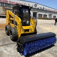Cargadora de Ruedas Grande con Capacidad de Carga de 380 kg, Cargadora de Ruedas con Motor Kubota, Suministro para Compradores de Maquinaria de Jardinería para Pedidos de Distribuidores