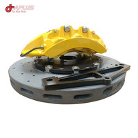 Aplus Cakram Rem Keramik Karbon Berkualitas Tinggi Rotor Performa 400MM 6 Piston Caliper Kit Big Brake Kit GT-R Altima Juke 1