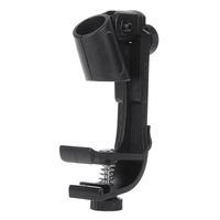 Clip réglable sur jante de tambour support de support antichoc pour microphone