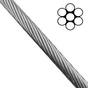 Alambre de Acero Galvanizado 1x7 de Alta Resistencia, Sin Pretensores, para Líneas Aéreas, Invernaderos y Espalderas de Huertos - Product Image 2