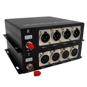 Estensore Audio Bilanciato AES/EBU a 4 Canali su <span class=keywords><strong>Fibra</strong></span> fino a 20 Km su <span class=keywords><strong>Fibra</strong></span> Monomodale o 500 Metri su <span class=keywords><strong>Fibra</strong></span> <span class=keywords><strong>Multimodale</strong></span> - Product Image 1