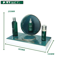 2022 Werbung Schönheit Zähler Acryl Zylinder Kosmetik Make-up Display Rack Hautpflege Halter Display Stand