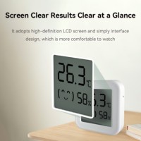 Thermomètre intelligent Tuya TH04 BLE 5.0 avec écran LCD, compatible avec Alexa et Google Assistant, prise US, contrôle par application, capteur de température et d'humidité