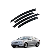 4 Piezas de Visores Acrílicos para Ventanas de Coche, Protección Contra Lluvia y Sol, Accesorios para Hyundai Grand I45 2010-2017