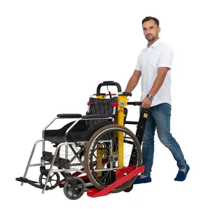 foldable wheelchair lightweight wheelchair that can climb stairs lift wheel disabled climbing wheelchair stair climber