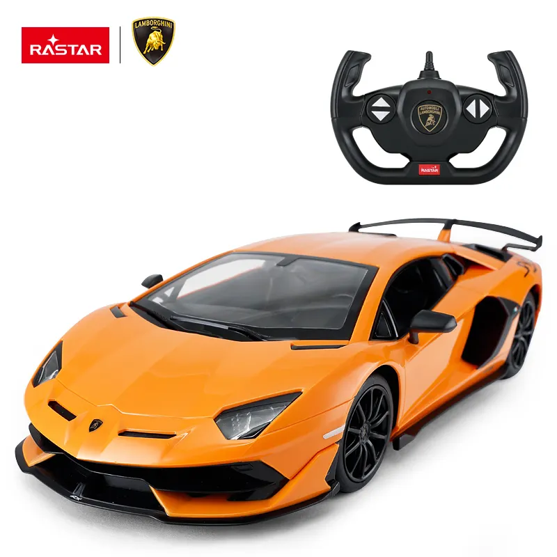 Lamborghini Aventador SVJ favori oyuncak rastar klasik elektrik güç rc araba çocuklar için