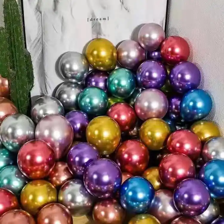 Гигантские металлические цветные серебряные золотые воздушные шары надувные гелиевые латексные хромированные воздушные шары для вечеринок