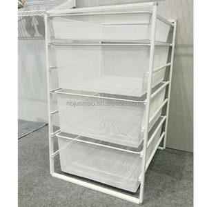 Customized Metal <strong>Wire</strong> Mesh Storage <strong>Baskets</strong> for Organizing Closet Metal Sliding <strong>Basket</strong> <strong>Drawers</strong> - Product Image 5