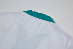 Uniforme Médico con Bloques de Color Blanco y Verde, Ropa de Trabajo para Enfermeras de <span class=keywords><strong>Farmacia</strong></span>, Uniforme para Personal Médico con Logotipo Bordado Personalizado - Product Image 5