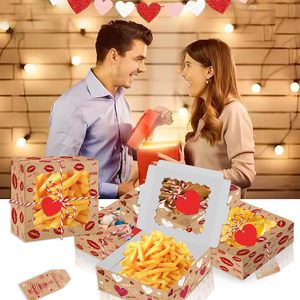 Boîtes de friandises pour la Saint-Valentin, boîte en papier transparente pour fête d'amour de la Saint-Valentin, boîte cadeau en papier en forme de cœur pour la Saint-Valentin - Product Image 3