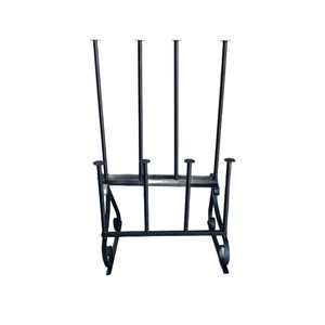 Modern Wrought Iron Shoe Rack Black Portable Boot Storage Rack Household Tall Shoe Organizer MX01 - Product Image 5