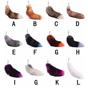 Lussuoso Ciondolo Coda di Volpe - Incredibilmente Morbido e Soffice, Disponibile in Colori Personalizzati per <span class=keywords><strong>un</strong></span> Regalo Unico - Product Image 6