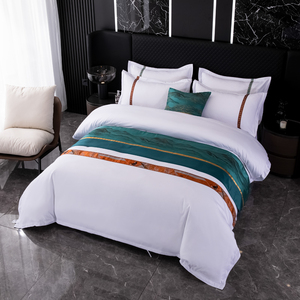 <span class=keywords><strong>Outlet</strong></span> de Ropa de Cama para Hoteles, Nuevo Estilo 2026, Juego de Cama de Cuatro Piezas Reforzado y Engrosado de 145g. - Product Image 1