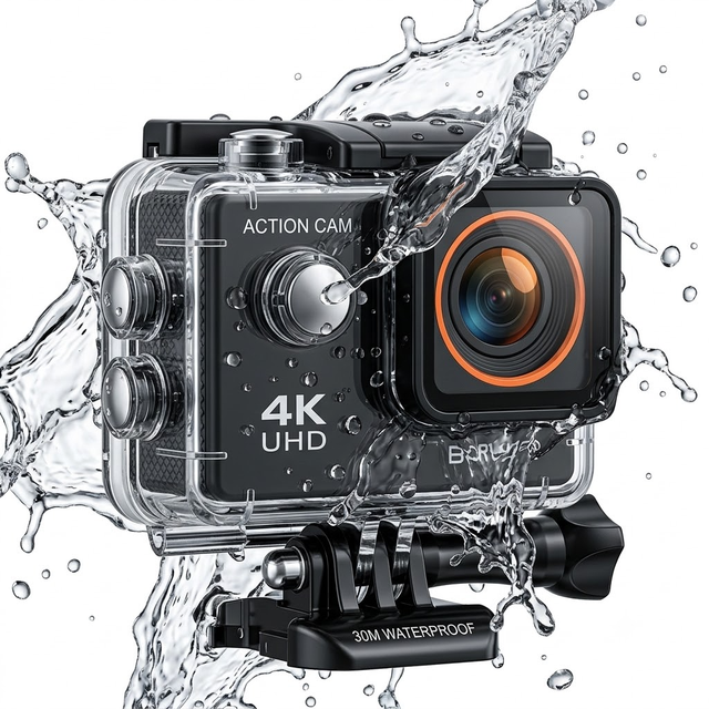 Mini 4K Action Camera C1 16MP Digital Video Recorder with WiFi EIS Wide Angle Vlog Sports Camera