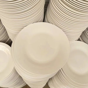 طقم عشاء من البورسلين الأبيض قابل للتخصيص، أفضل طبق تقديم للكميات الكبيرة لحفلات الزفاف والمطاعم، أطباق سيراميك للمطبخ - Product Image 1