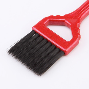 Cepillo para teñir el cabello, de nailon negro y rojo, de una sola cara, para uso en salón, para todo tipo de cabello - Product Image 5