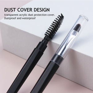 Hot bán chất lượng Silicone mini lông mày môi bàn chải bút kẻ mắt bàn chải mascara Cây Đũa phép lông mi bàn chải với cap đối với phụ nữ - Product Image 3