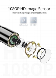 P200 <span class=keywords><strong>Caméra</strong></span> <span class=keywords><strong>endoscopique</strong></span> à main Câble 5M/10M/<span class=keywords><strong>20M</strong></span> Objectif 8mm 1080P Endoscope industriel Écran 4.3 pouces <span class=keywords><strong>Caméra</strong></span> d'inspection de tuyau de vidange - Product Image 3