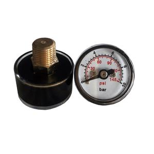 Mini manomètre de 1 pouce 0-10 bar/145 psi, cadran de 25 mm, mini manomètre pour machine à café, pompes à <span class=keywords><strong>eau</strong></span>, compresseurs d'air - Product Image 2