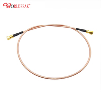 Connecteur SMC Femelle vers SMC Femelle pour câble coaxial RF RG316 50 ohms pour l'interconnexion des équipements de communication sans fil