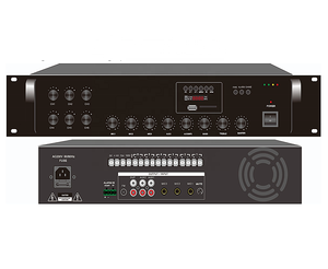 ハイパワー1000wミキシングアンプ 6ゾーン MP3 FM Bluetoothプレーヤー搭載 USBカスタマイズ可能 火災警報音 OEM ODM SDカード対応 - Product Image 1