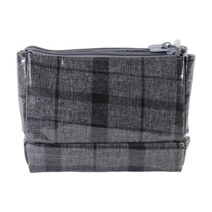 Bolsa de Aseo Personalizada Negra Impermeable de Alta Calidad, Bolsa de Viaje Portátil y Duradera de Cuero PU, Bolsa de Cosméticos de Moda - Product Image 3