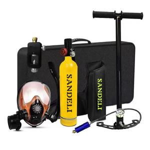 Bombola di Ossigeno in Alluminio ad Alta Pressione per Immersioni Subacquee 1L Portatile Sidemount con Maschera da Nuoto - Product Image 2