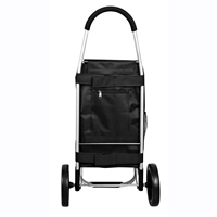 Vente en gros de plein air bon marché Mini chariot à main pliable pour les courses de légumes Bagages à main chariot sac conteneur avec roue