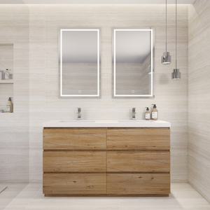 <span class=keywords><strong>Mobile</strong></span> da <span class=keywords><strong>Bagno</strong></span> Elegante <span class=keywords><strong>in</strong></span> Legno Massello Stile Europeo <span class=keywords><strong>con</strong></span> <span class=keywords><strong>Lavabo</strong></span>, Specchio e Piano <span class=keywords><strong>in</strong></span> Marmo - Product Image 2