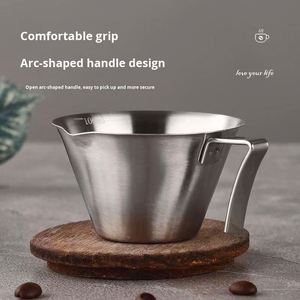 Thickened 304 Stainless Steel Eco-Friendly Espresso Coffee Scoop Modern Cone Shape Brewing Tool Small Milk <b>Jug</b> for Coffee - Product Image 4