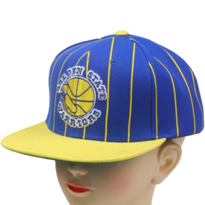 <span class=keywords><strong>Gorra</strong></span> de Visera Plana con Cierre a Presión, Lavable a Máquina, Duradera, Resistente a la Decoloración, 100% Poliéster, para Uso Diario, con Patrón de Rayas Serigrafiado - Product Image 4