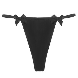 Nouvelle culotte string sexy et respirante pour femme avec nœud et chaîne métallique – Vêtements féminins - Product Image 6
