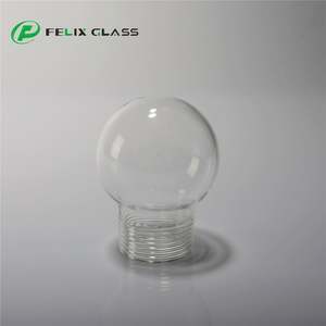 Lampes suspendues en verre borosilicate écologiques personnalisées, faites à la main, givrées, claires, avec filetage G9, éclairage mural intérieur, style industriel - Product Image 3