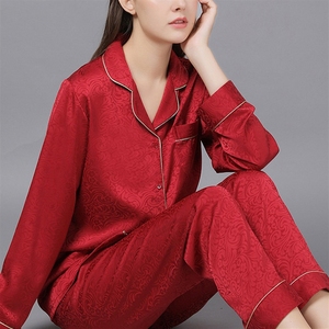 Pyjamas personnalisés vente entière 2024 femmes Cardigan long, automne hiver dessins animés pyjama pièce 2 Sexy/ - Product Image 1