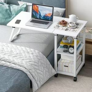 Nouvelle arrivée - Bureau d'ordinateur réglable en hauteur avec roulettes mobiles durables pour étudiants et support pour ordinateur portable T1089 - Product Image 2